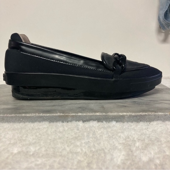 Yohji Yamamoto x adidas Low Platform Loafers Chain Detail Black Sz 8.5 - Picture 4 of 14